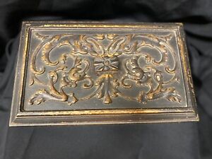 Beautiful Carved Box With Removable Lid