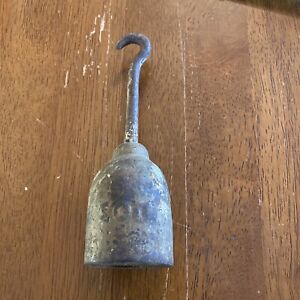 500 Gram Antique Cast Iron Steelyard Counter Weight Part W Hanging Hook