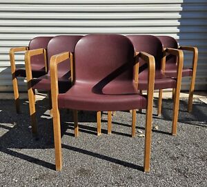 Thonet Birch Bentwood Molded Plastic Chair Gerd Lange Rarities Stackable 