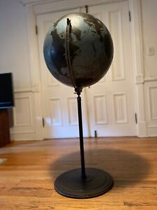 Telescoping Adjustable Vintage World Globe