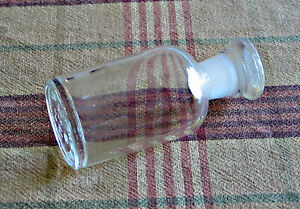 Pyrex Glass Apothecary Lab Reagent Jar Bottle W Ground Ts 19 Stopper Usa 4 75 