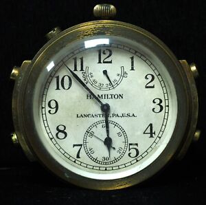 1941 Hamilton Model 22 Chronometer Wwii Model Running Strong 