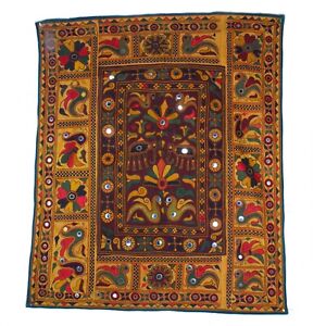 Banjara Tribe Boho Tapestry Unique Vintage Kutch Embroidery Tribal Textile Wall 