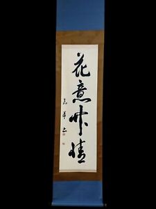 Hanging Scroll Japanese Art Painting Kakejiku Vintage Antique Japan Picture 484