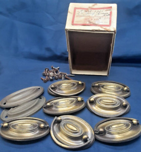 Vintage Brass Drawer Pulls Hepplewhite Style Hardware 2 25 Boring Old Box Nos