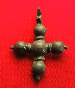 Ancient Bronze Viking Cross 10th 12th Century