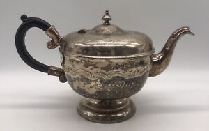 Viking Plate Silver On E P Copper Lead Mounts Tea Pot 