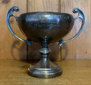 Vintage Silver Plate Trophy Loving Cup Trophies Trophy