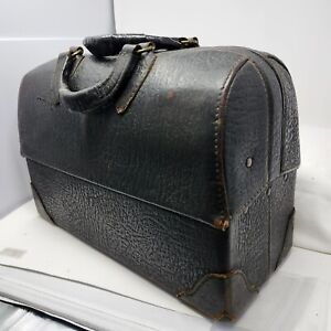 Vintage 1940s Leather Doctor S Medical Bag Leather Rare