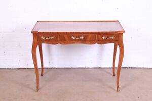 Baker Furniture French Provincial Louis Xv Walnut Writing Desk Newly Refinished