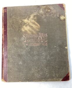Antique 1917 Standard Atlas Of Smith County Kansas