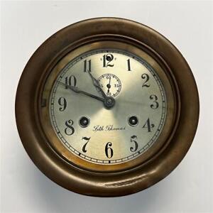 Seth Thomas Ship S Clock Chronometer Lever High End Movement Circa 1909