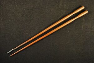 Antique Japanese C 1920 Copper Hibashi Hibachi Tea Ceremony Chopsticks