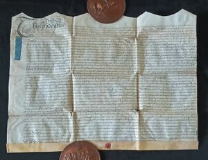 1738 George Ii Period Antique Vellum Document Whatley Somerset England 