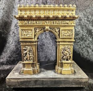 Antique Grand Tour Bronze Arc De Triumph A French Souvenir Building
