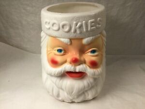 Empire Blow Mold Santa Cookie Jar No Lid