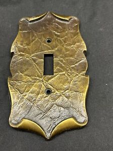 Vintage Brass Light Switch Cover Plate Amerock Carriage House Mcm Retro