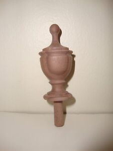Wood Finial Unfinished For Bed Or Furniture 68