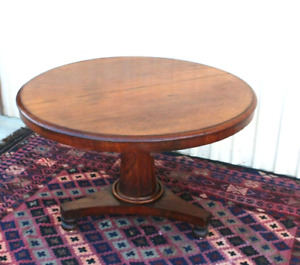 French Antique Mahogany Flip Top Table Kitchen Table Circa 1880