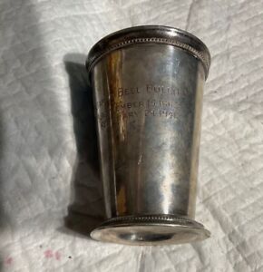 Sterling Silver Min Julep Cup By Patrick Henry With Mono Engraving