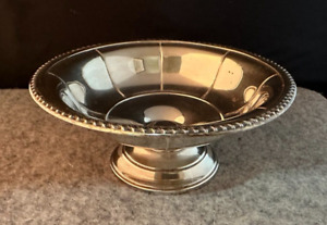 Wallace Sterling Silver Footed Bowl 6 Inch Weighted Bottom