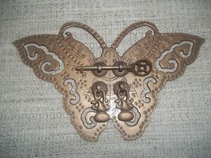 Chinese Butterfly Brass Cabinet Face Plate Hardware 6 5 X 10 5 Handmade