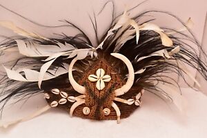 Antique Asmat Headdress Papua New Guinea Oceanic Art Tribal Crown Hat