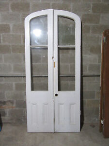  Antique Double Entrance French Doors 44 25 X 98 25 Architectural Salvage