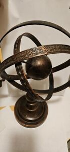 12 Brass Armillary Sphere With Arrow Nautical Maritime Astrolabe Globe Home O