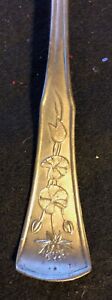 Silver Lily Pad Utensils Antique Spoons Fork Art Nouveau Make Jewelry Art Chimes