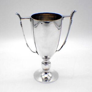 Two Handled Trophy Cup Sterling Silver Birmingham 1936 William Devenport Co