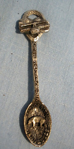 Vtg Nicholas Gish Pewter Souvenir Spoon Smokey Mountain Tn Ober Gatlinburg