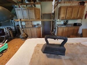 Antique Hand Forged Hanging Beam Scale Brass