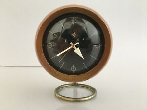 Rare Vintage 1950 George Nelson Howard Miller Chronopak Table Clock Model 4765