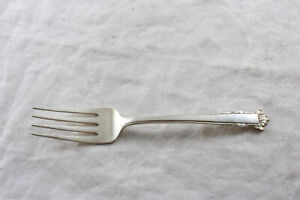 Lunt English Shell Sterling Silver Salad Fork 6 3 8 No Monograms