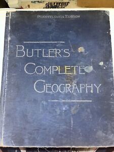 Butlers Complete Geography 1887 Pennsylvania Edition