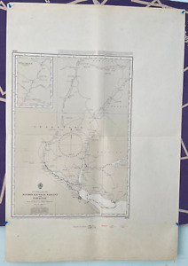 Admiralty 2039 South America East Coast Rivers Uruguay Parana Paraguay Map