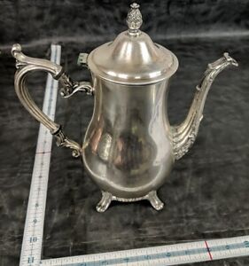 Vintage International Silver Co Coffee Tea Pot 10 5 