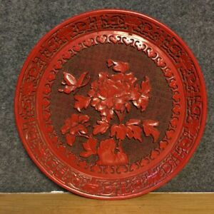 Chinese Iacquer Ware Handmade Exquisite Plate 29552