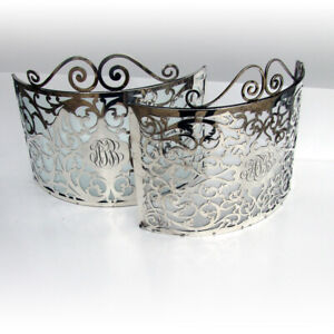 Candle Screens 2 Sterling Silver Black Starr And Frost Marcus And Co 1910
