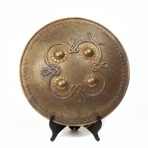 Antique Indo Persian Gold Shield Dahl Mughal India Arabic Islamic