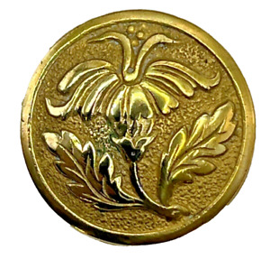 1830 S Golden Age Antique Brass Button Pristine Condition