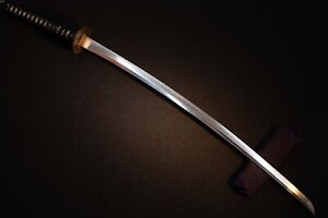 Katana Japanese Antique Sword 73 3cm Long Blade Kunishige Edo Era Koshirae