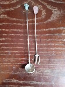 Brazilian Coin Spoon And Fork Silver Set