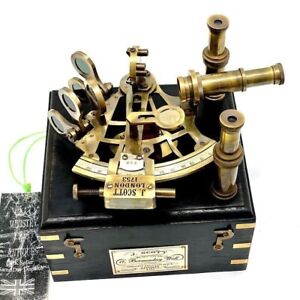 Antique Maritime Nautical Sextant Vintage Marine Astrolabe Ship S Instruments