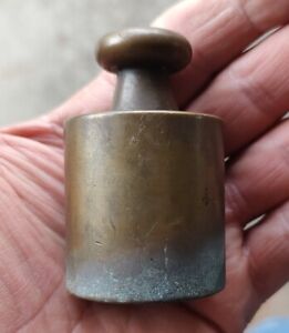 Brass Vintage Antique Scale Weight Solid One Individual Weight 500g