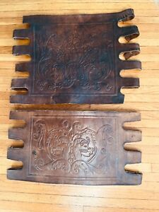 Angel Pazmino Leather Replacement Parts For Rocking Chair Ecuador 1960s
