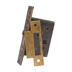 Antique Cast Iron Brass Norwalk Aesthetic Mortise Door Lock