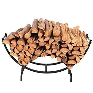 Firewood Rack Log Rack Firewood Storage Log Holder Heavy Duty Indoor Outdoor 40 