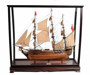 Hms Surprise Tall Ship Model 37 Master Commander W Table Top Display Case